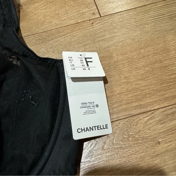 NWT Chantelle Every Curve Full Coverage Unlined Bra in Black Size 42DDD / 42F - Picture 6 of 9